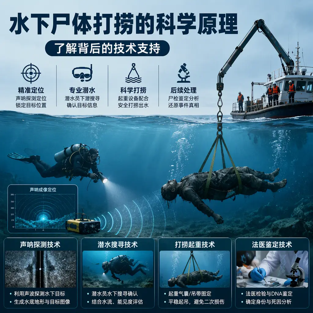 白银水下尸体打捞的科学原理，了解背后的技术支持